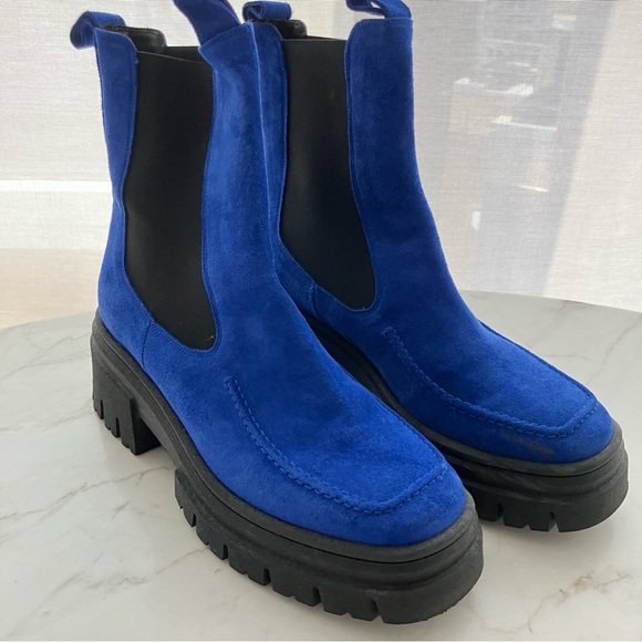 Maguire Biella Loafers size 38 Blue Cobalt Suede - Picture 5 of 11